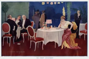 Smiling Prints: Restaurant scene, The Unkept Appointment
