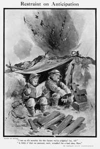 Bert Prints: Restraint on Anticipation, by Bairnsfather