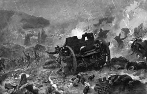 Gunners Prints: Retreat of German Crown Princes army in Argonne