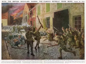 Narrow Prints: The Retreat from Mons by W. B. Wollen