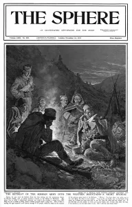 Mountains Prints: Retreat of Serbian Army