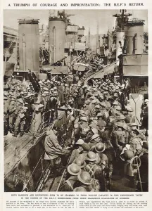 1940 Prints: Return of British Expeditionary Force from Dunkirk, WW2