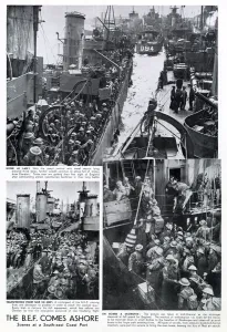 1940 Prints: Return of British Expeditionary Force from Dunkirk, WW2