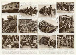 1940 Prints: Return of British and French troops from Dunkirk, WW2