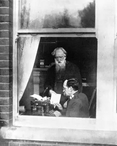 Founder Prints: Rev. William Booth in his study, 1906