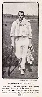 Sportsman Prints: Reverend Frank Gillingham (1875-1953) - noted clergyman