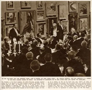 Mar18 Prints: Revival of the Royal Academy Banquet, 1949