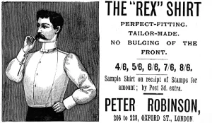 Shirt Prints: The Rex shirt, 1893