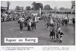 West Prints: Riders up'for the first jumping race of the season at Taunton