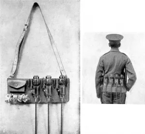 Trenches Prints: Rifle Grenades as used by the British against the German trenches