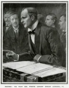 Resignation Prints: The Right Hon. Winston Churchill