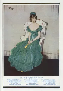 Nineteenth Prints: To the Ringlets of 69 by Lewis Baumer