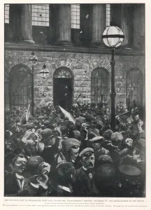 Lamps Prints: Riot / Birmingham / 1901