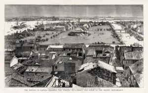 Scene Prints: Rioting in Canton, 1883