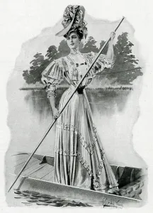 White Prints: River punting 1906