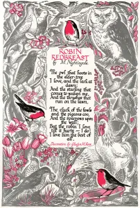 Robin Prints: Robin Redbreast