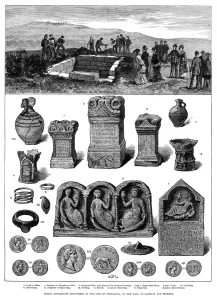 Coins Prints: Roman antiquities at the site of Procolitia, 1876