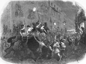 Lantern Prints: Roman carnival at night