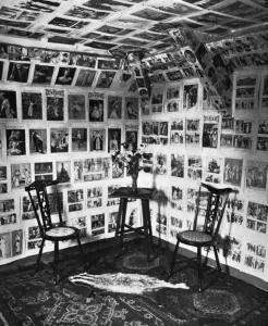 Cutting Prints: Room decorated with The Tatler