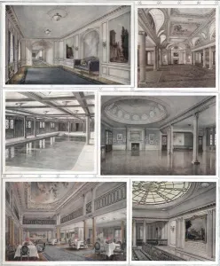 Colours Prints: Rooms of the Aquitania