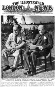 1943 Prints: Roosevelt and Churchill at Casablanca