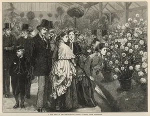 Displayed Prints: A Rose Show at the Horticultural Societys Gardens