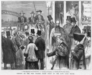 1877 Prints: Rotherhithe Ferry