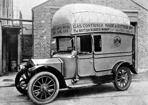 10th Prints: Rover car with fitted Coal-Gas installation