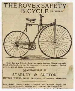 Named Prints: Rover Safety Bicycle