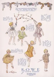 Bond Prints: Rowe childrens fashion 1926