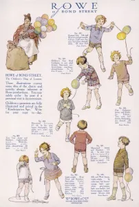 Bond Prints: Rowe childrens fashion 1926