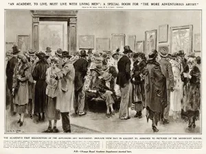Visiting Prints: The Royal Academy Exhibition, London, 1922