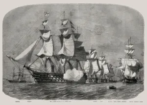 Flag Prints: Royal Albert, 131 Flag of Vice-Admiral Lyons