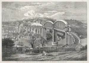 Cattle Prints: Royal Albert railway bridge, Saltash, Cornwall