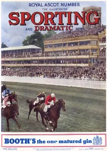 Prints of Cover of the Royal Ascot Number of the Illustrated Sporting and Dramatic News, 12th June 1936. Date: 1936 July Prints: Royal Ascot Number of ISDN