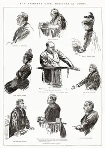 Edward Prints: Royal Baccarat Scandal 1891