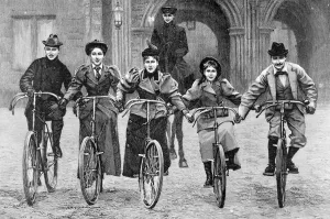 Beatrice Prints: Royal Cyclists at Coburg, 1896