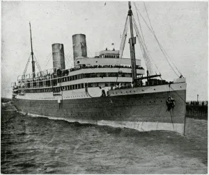 Liner Prints: The Royal Edward liner - sunk at the Dardanelles