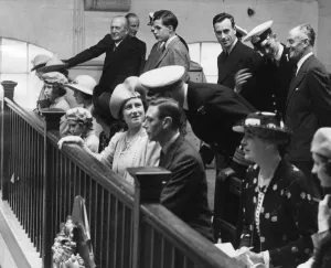 Dartmouth Prints: The Royal Family at Darmouth Naval College