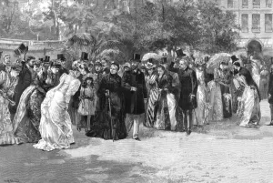 Takes Prints: Royal Garden Party 1890