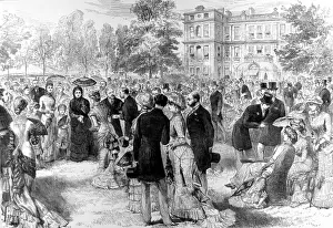 1881 Prints: Royal Garden Party at Marlborough House, London, 1881