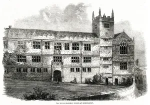 1861 Prints: Royal Grammar School at Shrewsbury 1861