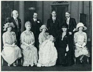 Infant Prints: Royal group after Princess Elizabeths Christening