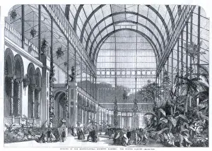 Horticultural Prints: Royal Horticultural Society gardens at South Kensington