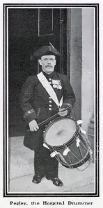 Hospital Prints: Royal Hospital Chelsea, Pegley the drummer 1902