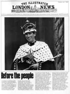 Coronet Prints: Royal investiture of the Prince of Wales at Caernarvon Castl