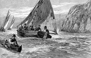 Sailing Prints: Royal Irish Constabulary going by sea to enforce evictions