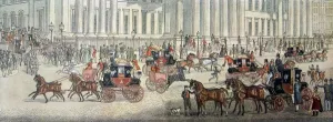 Departure Prints: Royal Mail departure from the General Post Office