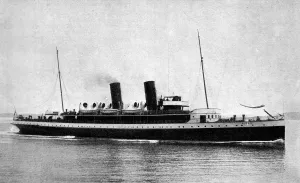 Steamer Prints: Royal Mail Turbine Steamer Viper, 1906