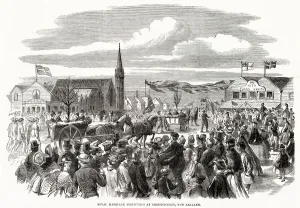 Edward Prints: Royal Marriage Festivities at Christchurch, New Zealand (Marriage of Edward